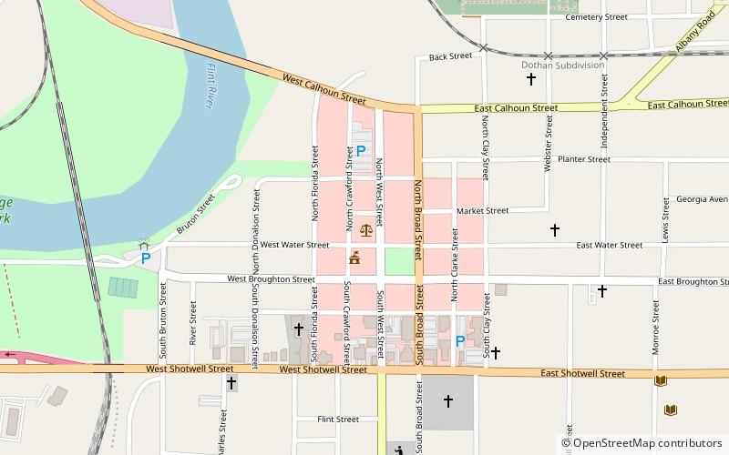 Decatur County Courthouse location map