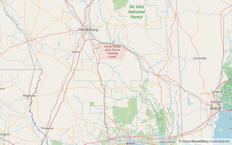 Black Creek Wilderness location map