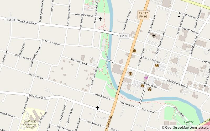 Yettie Polk Park location map