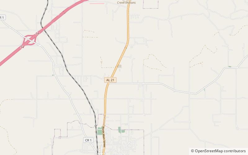 Atmore location map
