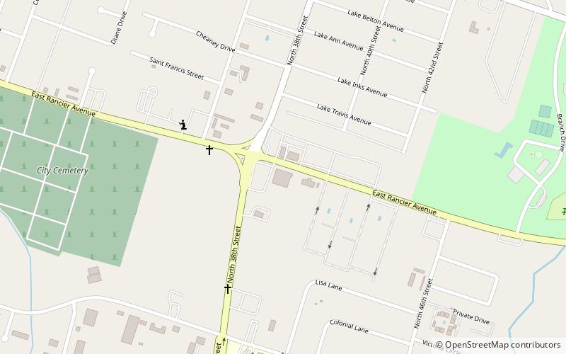 Killeen Bowlerama location map
