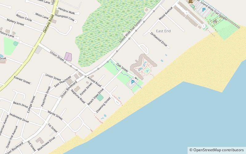 massengale park st simons location map