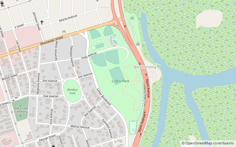 coffin park brunswick location map