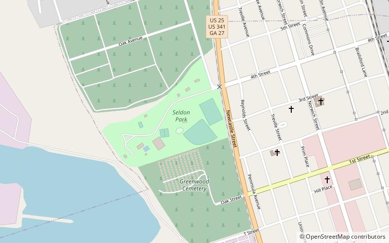 selden park brunswick location map