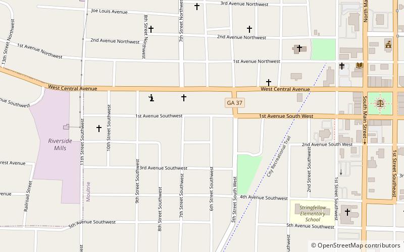 W. W. Ashburn House location map