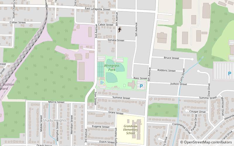 wiregrass park dothan location map