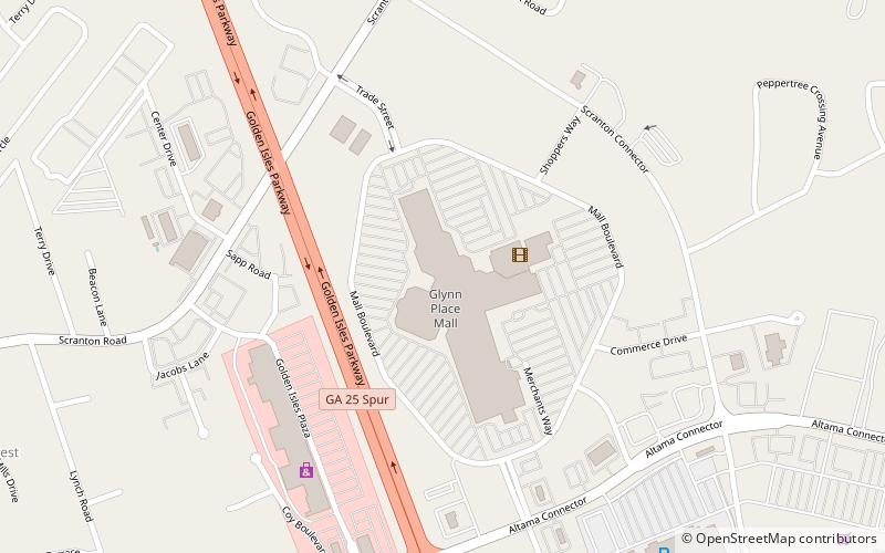 glynn place mall brunswick location map