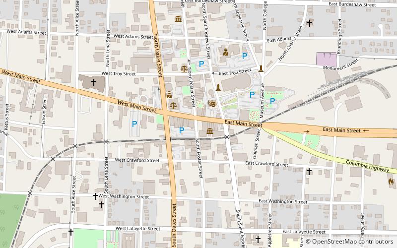 Main Street Commercial District location map