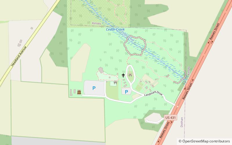 Landmark Park location map