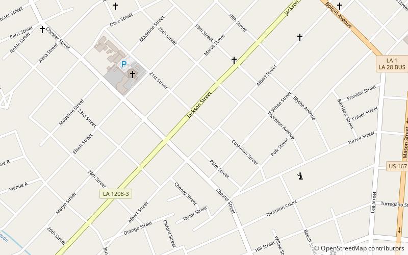 Alexandria Garden District location map