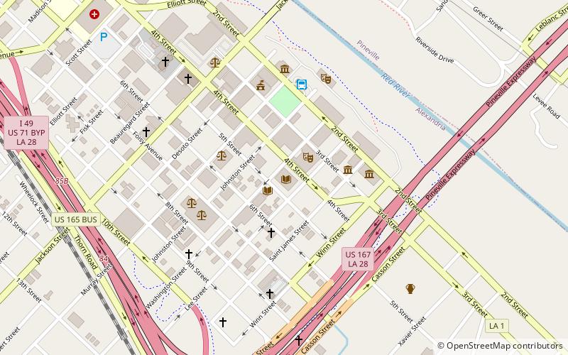 rapides opera house alexandria location map