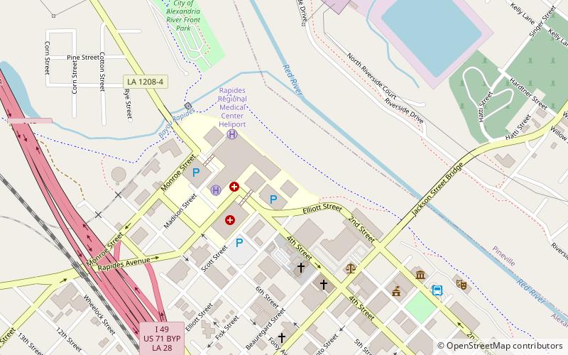 Fort Randolph location map