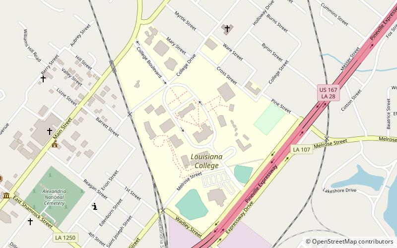 Louisiana College location map