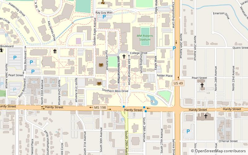 Aubrey K. Lucas Administration Building location map
