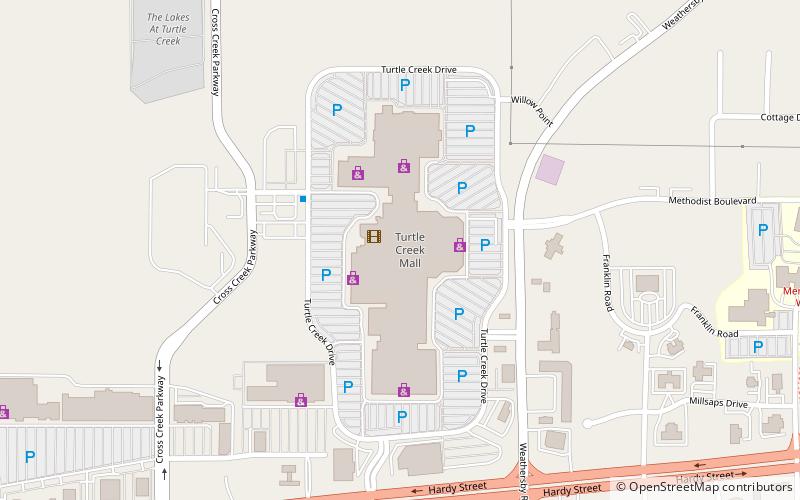 Turtle Creek Mall location map