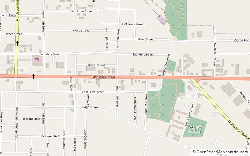 Gatesville location map
