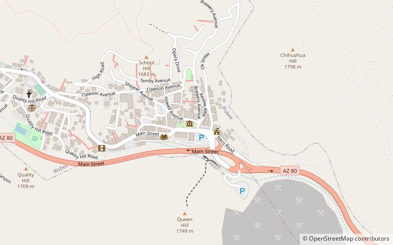 Mining & Historical Museum location map