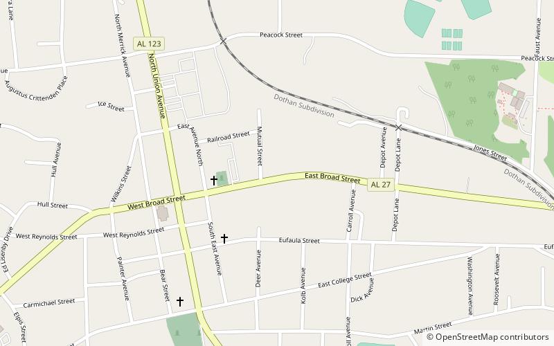 J. D. Holman House location map