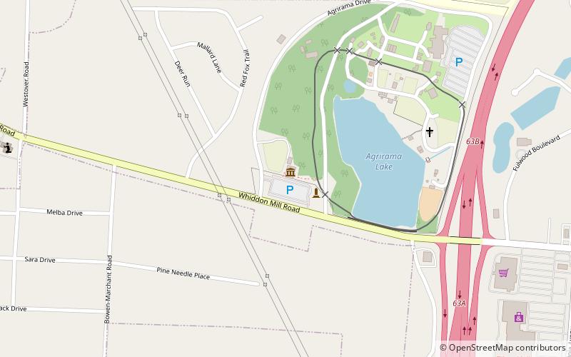 Agrirama location map