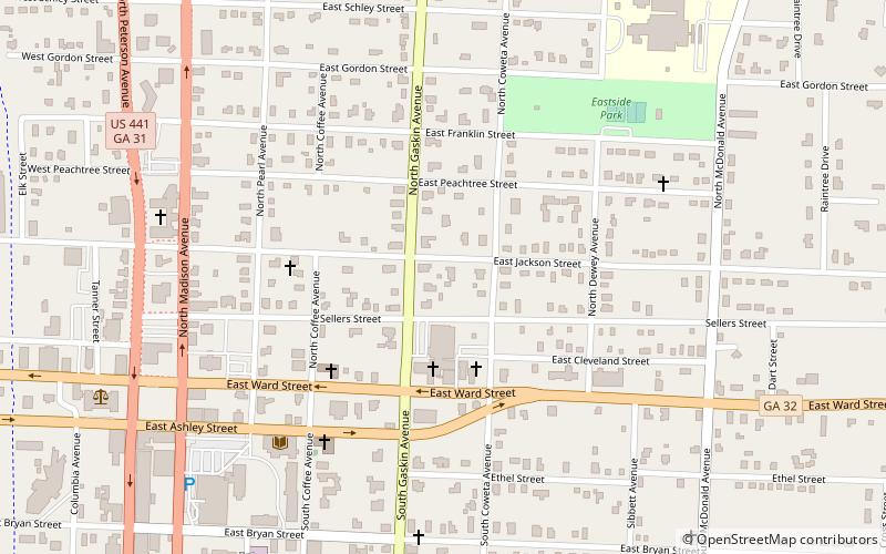 Gaskin Avenue Historic District location map
