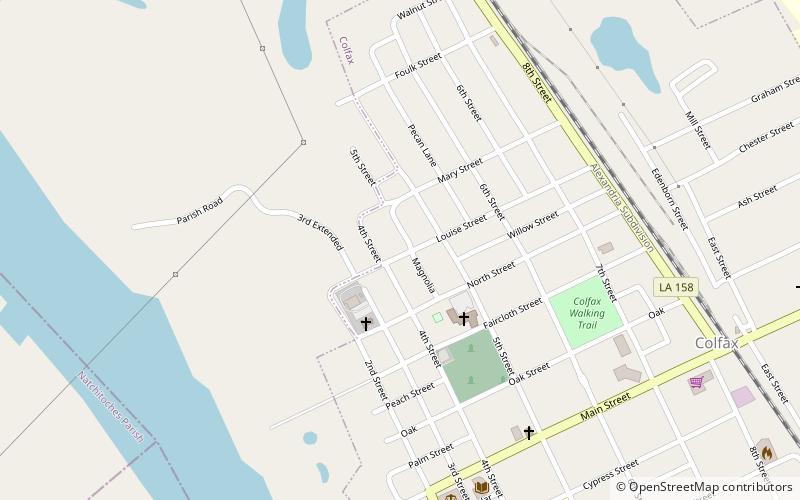 ethridge house colfax location map