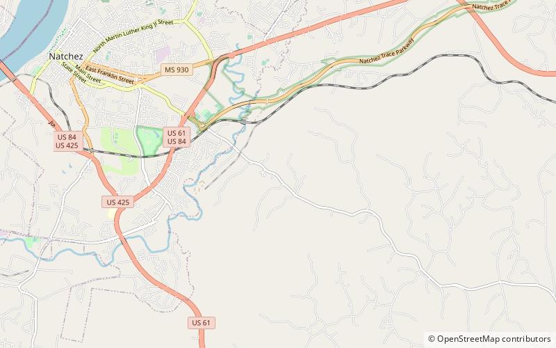 montpellier natchez location map