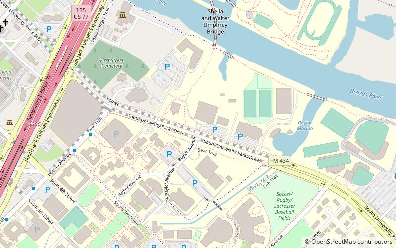 Mayborn Museum Complex location map
