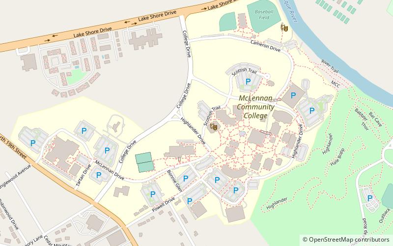 mclennan community college waco location map