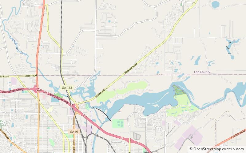 Confederate Memorial Park location map
