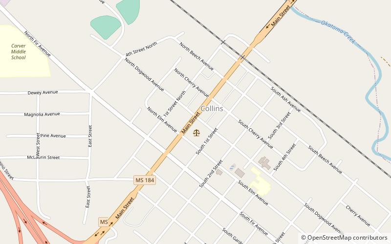 Covington County Courthouse location map