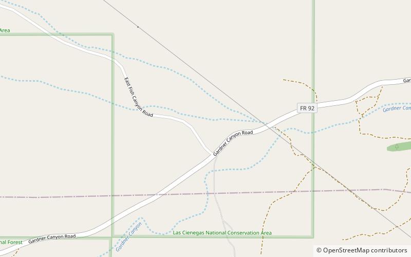 santa rita abbey las cienegas national conservation area location map