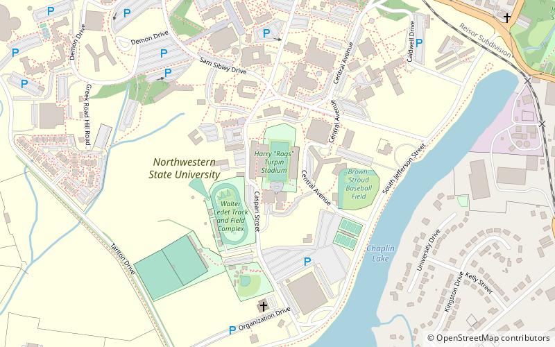 Harry Turpin Stadium location map