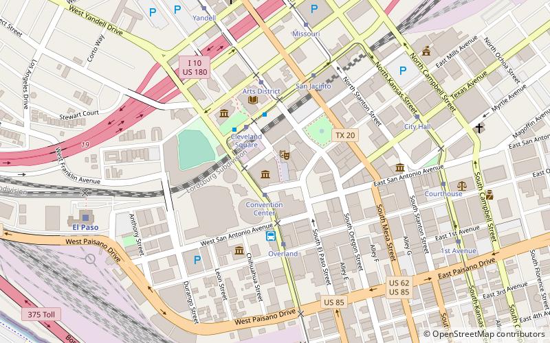Museo de Arte de El Paso location map