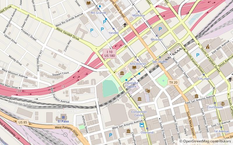 El Paso Museum of History location map