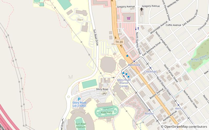 Don Haskins Center location map