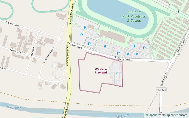 Western Playland location map