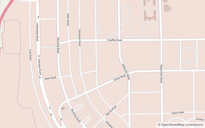 Fort Bliss Main Post Historic District location map