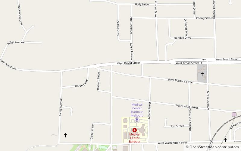 Fendall Hall location map