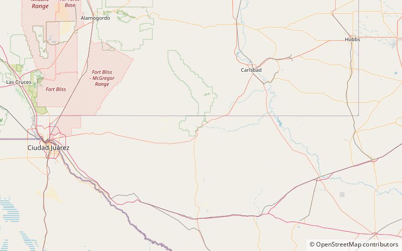 capitanian guadalupe mountains national park location map