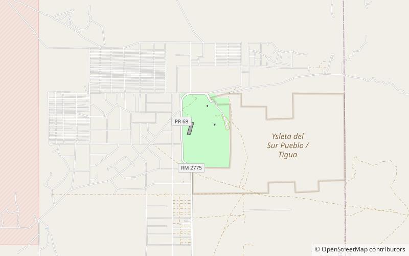 Hueco Tanks location map