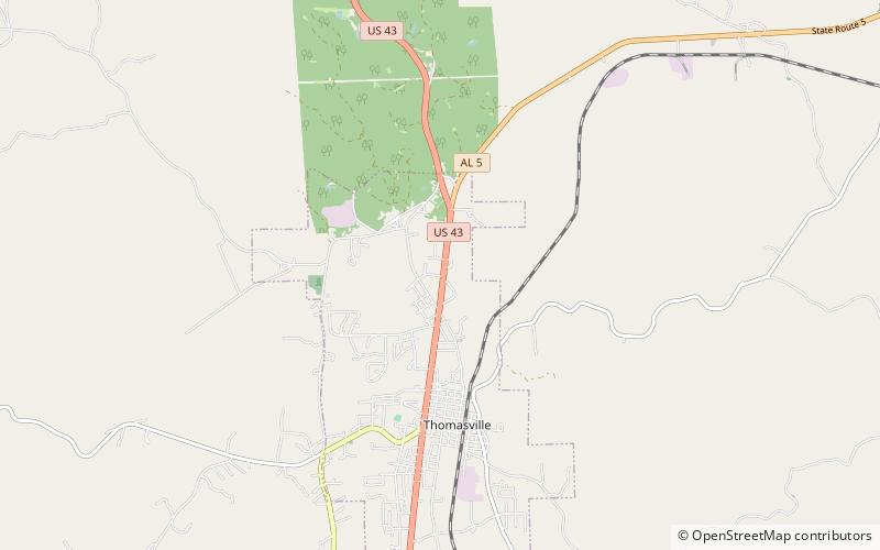Thomasville location map