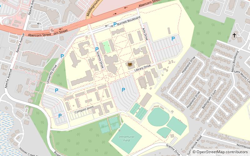 Armstrong Atlantic State University location map