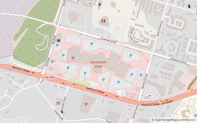 Savannah Mall location map