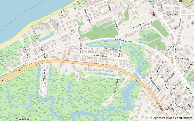 Tim's Bike & Beach Gear Rentals location map