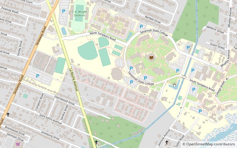 tiger arena savannah location map