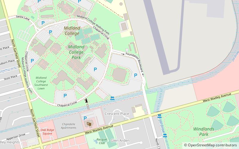 Chaparral Center location map