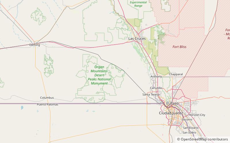 Aden Lava Flow Wilderness location map