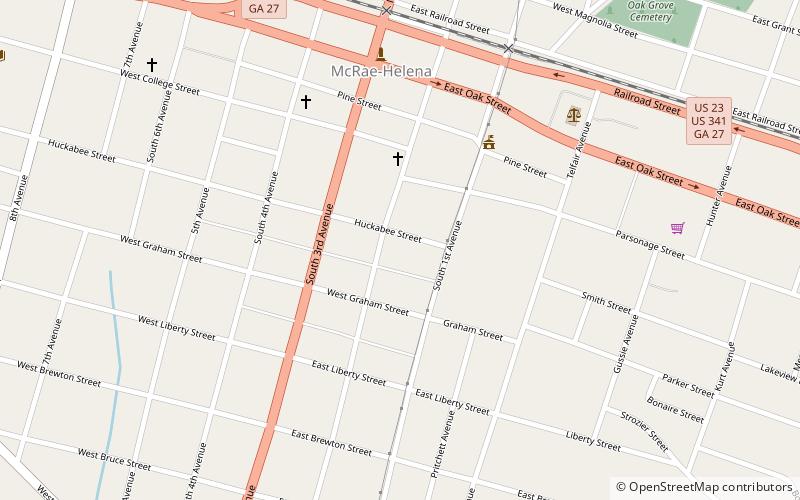 Max and Emma Sue McRae House location map