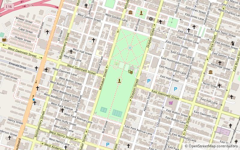 Candler Oak Tree location map