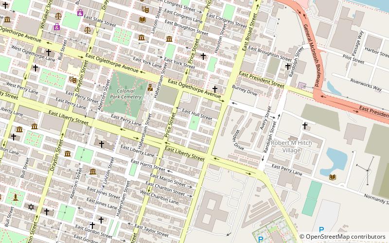 crawford square savannah location map